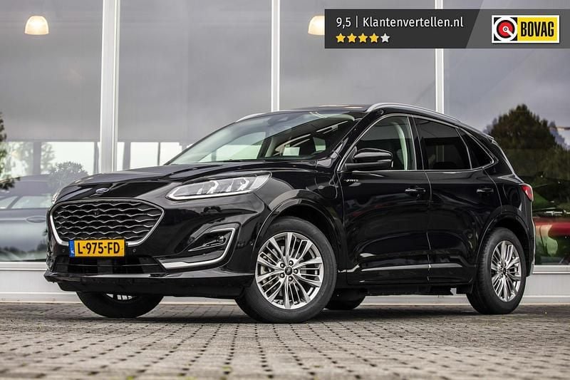 Zwart Gebruikt 2021 Ford Kuga Vignale SUV | € 24.845 (Eerlijke prijs) - Afbeelding 1/4