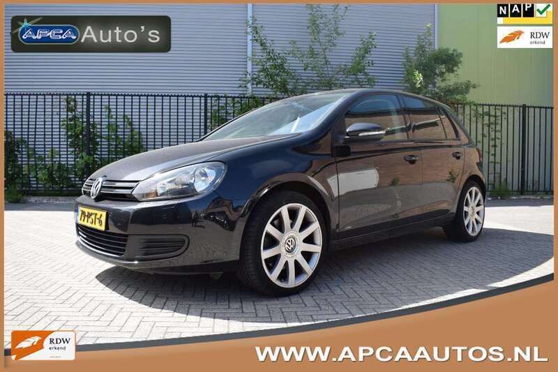Zwart Gebruikt 2009 VW Golf VI Comfortline Hatchback | € 6.945 (Iets duurder) - Afbeelding 1/4