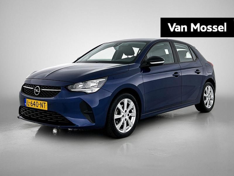 Blauw, metallic lak Gebruikt 2021 Opel Corsa Edition Hatchback | € 12.740 (Goede deal) - Afbeelding 1/4
