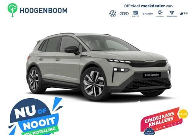 Grijs Nieuw 2025 Skoda Elroq SportLine SUV | € 47.980 (Eerlijke prijs) - Afbeelding 1/4