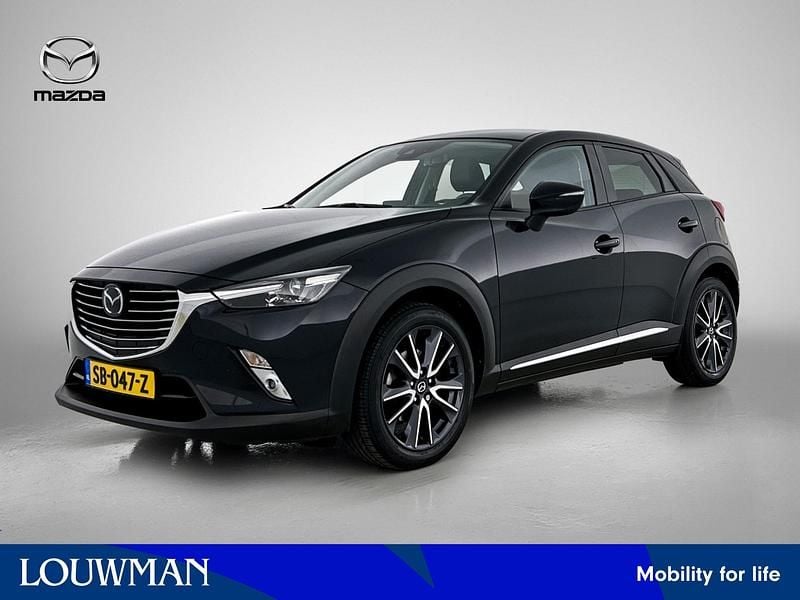 Zwart metallic Gebruikt 2018 Mazda CX-3 SUV | € 18.940 (Eerlijke prijs) - Afbeelding 1/3