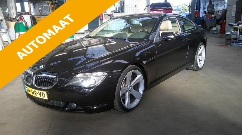 Zwart Gebruikt 2004 BMW 645 Coupé | € 9.950 - Afbeelding 1/4