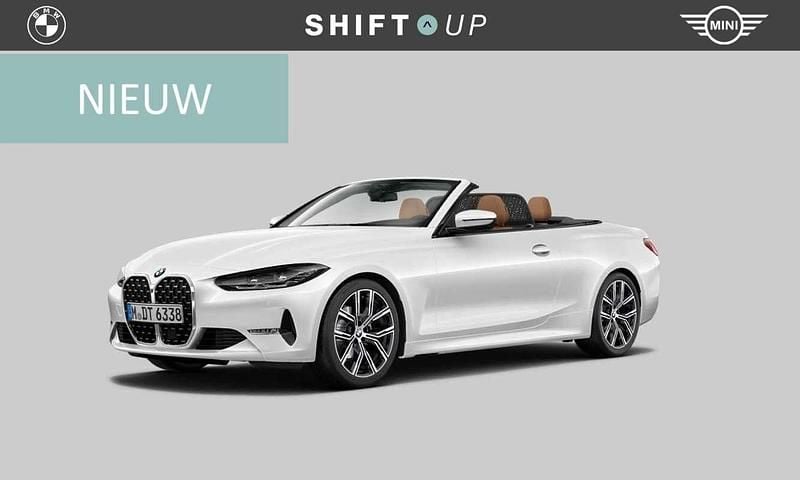 Wit (metallic) Occasion 2021 BMW 430 Cabriolet Cabriolet | € 41.940 (Eerlijke prijs) - Afbeelding 1/3