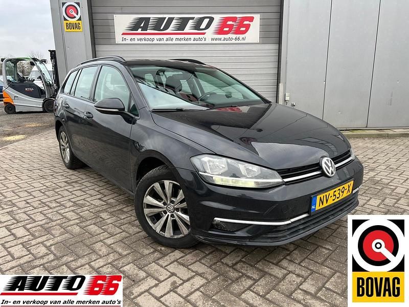 Occasion VW Golf VII Comfortline 110 PK (80 kW) 2017 Zwart Stationwagen