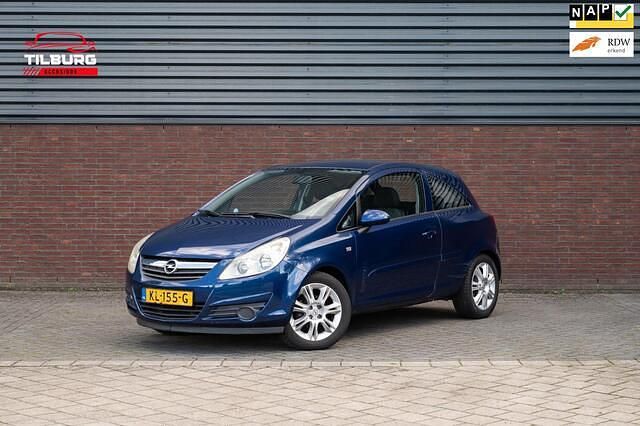 Blauw Gebruikt 2006 Opel Corsa Essentia Hatchback | € 1.950 (Eerlijke prijs) - Afbeelding 1/4