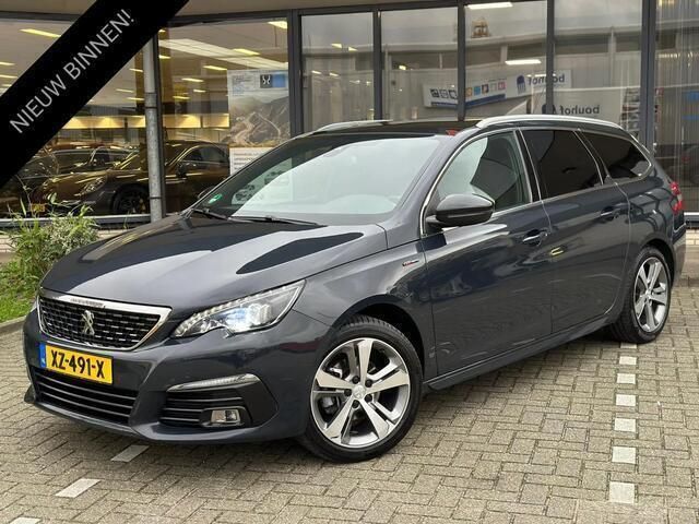 Grijs Gebruikt 2019 Peugeot 308 GT-line Stationwagen | € 17.950 - Afbeelding 1/4