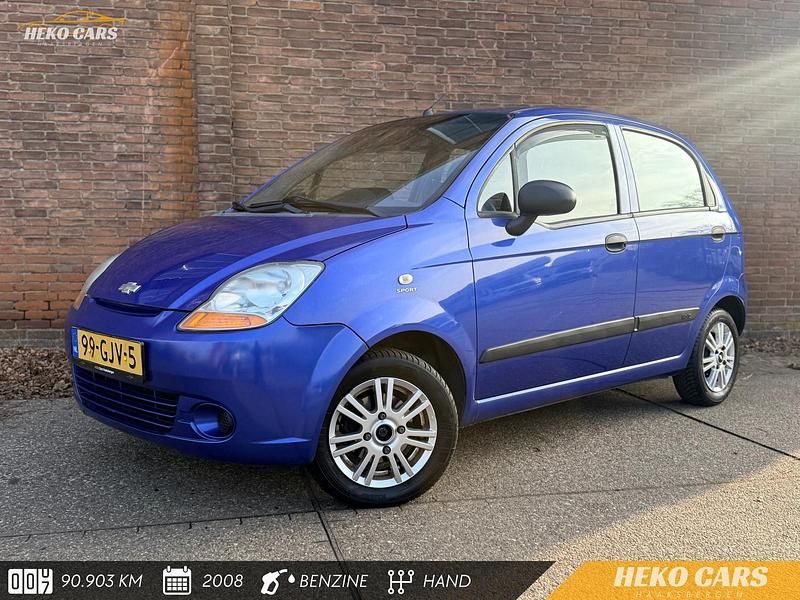 Blauw Occasion 2008 Chevrolet Matiz Hatchback | € 1.899 (Eerlijke prijs) - Afbeelding 1/4