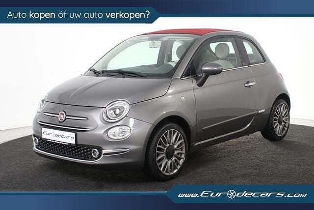 Grijs Gebruikt 2016 Fiat 500C Lounge Cabriolet | € 9.850 (Eerlijke prijs) - Afbeelding 1/4