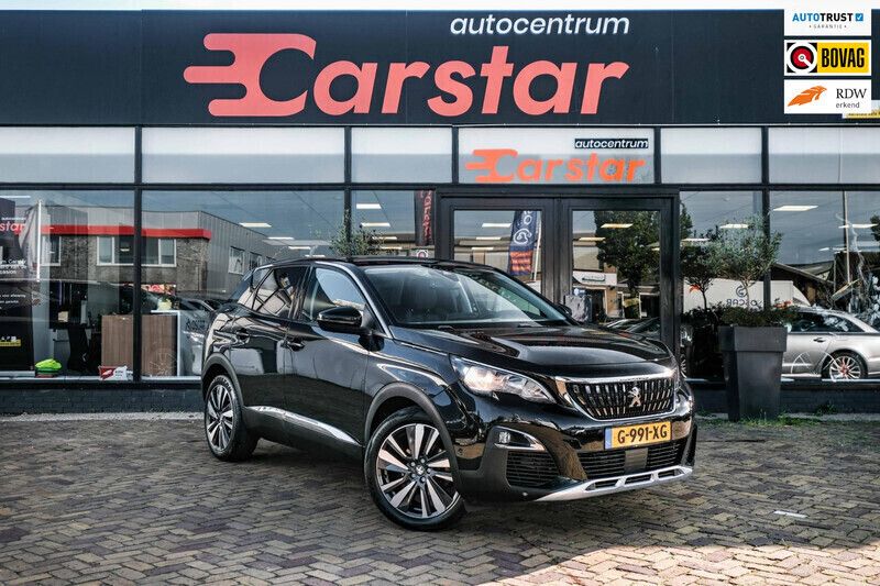 Zwart Gebruikt 2020 Peugeot 3008 Premium SUV | € 16.950 (Eerlijke prijs) - Afbeelding 1/4