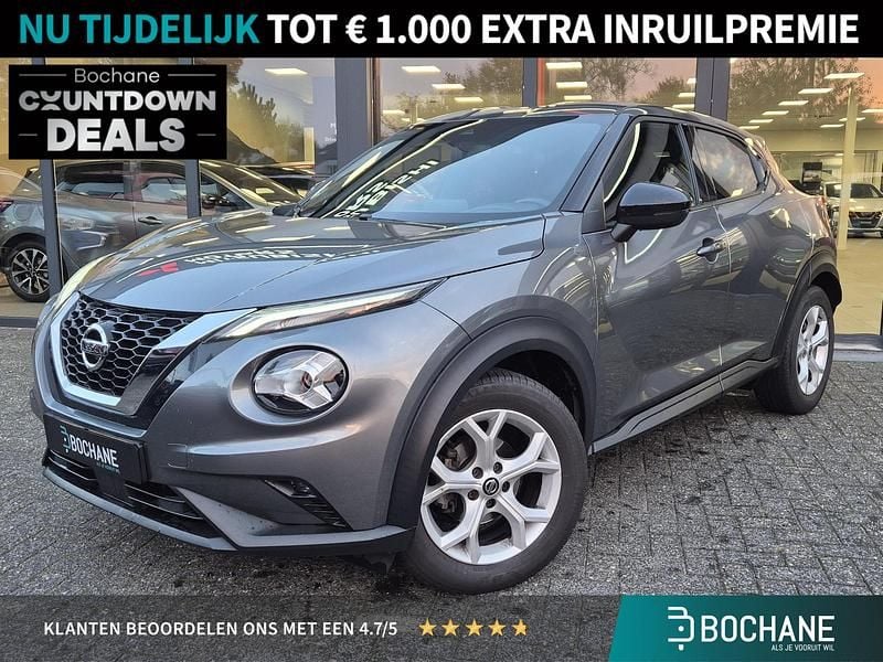 Grijs Gebruikt 2022 Nissan Juke N-Connecta SUV | € 22.545 (Eerlijke prijs) - Afbeelding 1/4
