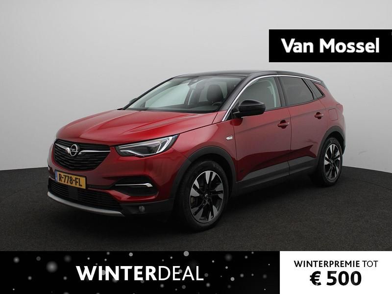 Rood Occasion 2021 Opel Grandland X Ultimate SUV | € 23.445 (Eerlijke prijs) - Afbeelding 1/4