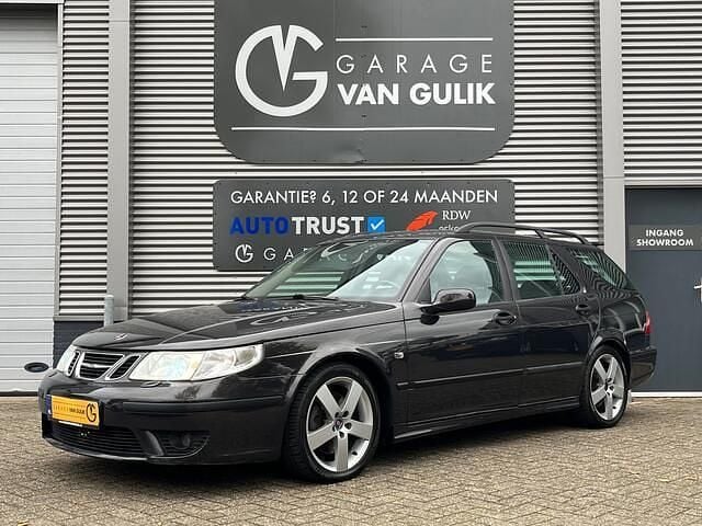 Zwart Gebruikt 2004 Saab 9-5 Aero Stationwagen | € 3.995 (Super prijs) - Afbeelding 1/3