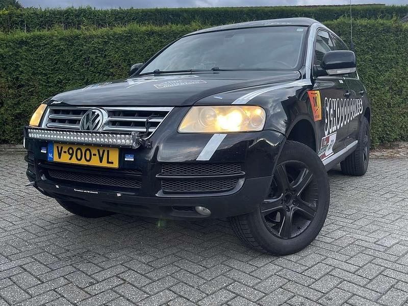 Zwart Gebruikt 2004 VW Touareg R SUV | € 3.995 (Iets duurder) - Afbeelding 1/4