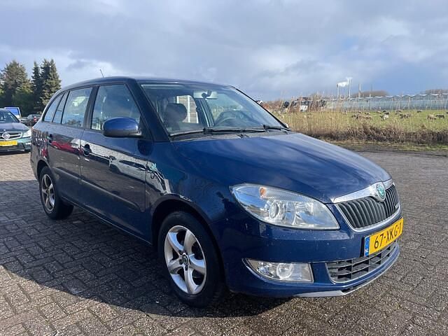 Occasion Skoda Fabia GreenLine 75 PK (55 kW) 2012 Blauw Stationwagen