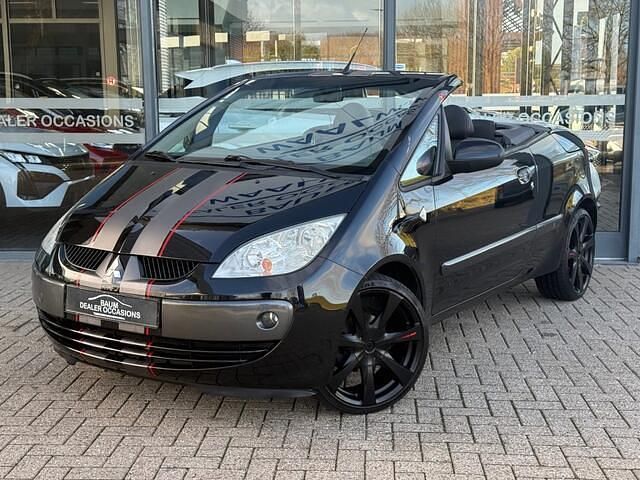 Zwart Gebruikt 2008 Mitsubishi Colt Intense Cabriolet | € 3.499 (Eerlijke prijs) - Afbeelding 1/4