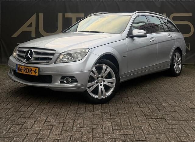 Grijs (metallic) Occasion 2010 Mercedes C180 Stationwagen | € 4.650 (Eerlijke prijs) - Afbeelding 1/4
