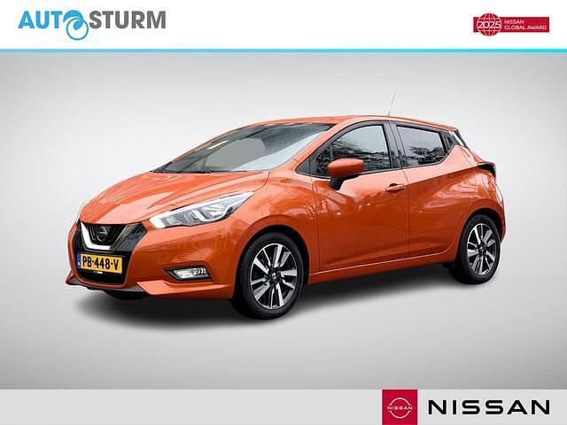 Oranje Occasion 2017 Nissan Micra N-Connecta Hatchback | € 9.950 (Eerlijke prijs) - Afbeelding 1/4