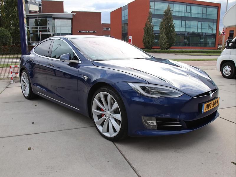 Occasion Tesla Model S Performance 580 kW (789 PK) 2019 Blauw Hatchback