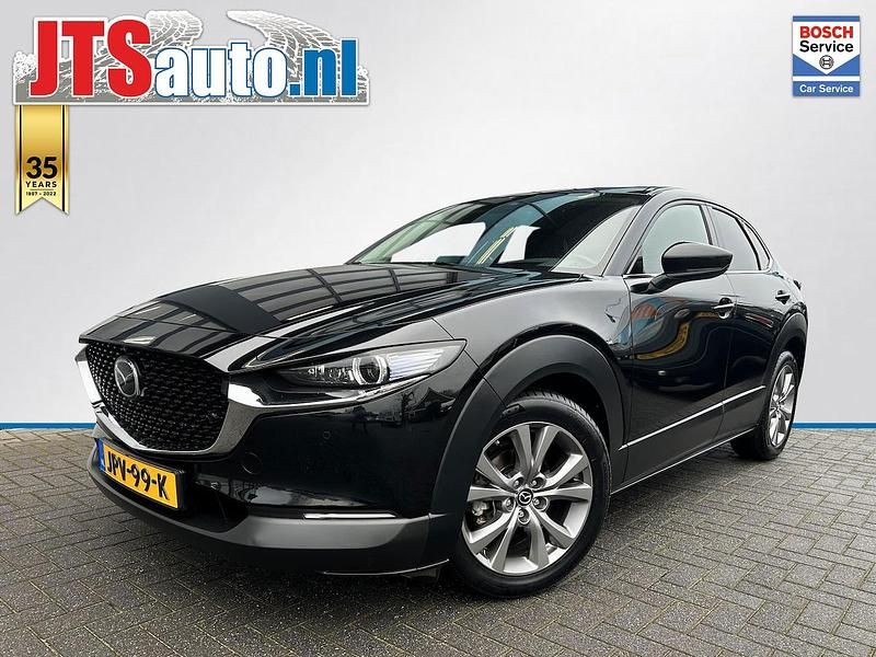 Zwart Occasion 2021 Mazda CX-30 Luxury SUV | € 23.890 (Eerlijke prijs) - Afbeelding 1/4