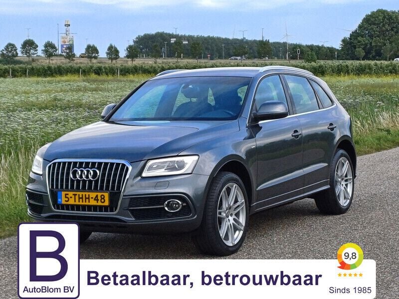 Grijs Gebruikt 2014 Audi Q5 Sport SUV | € 17.290 (Eerlijke prijs) - Afbeelding 1/4