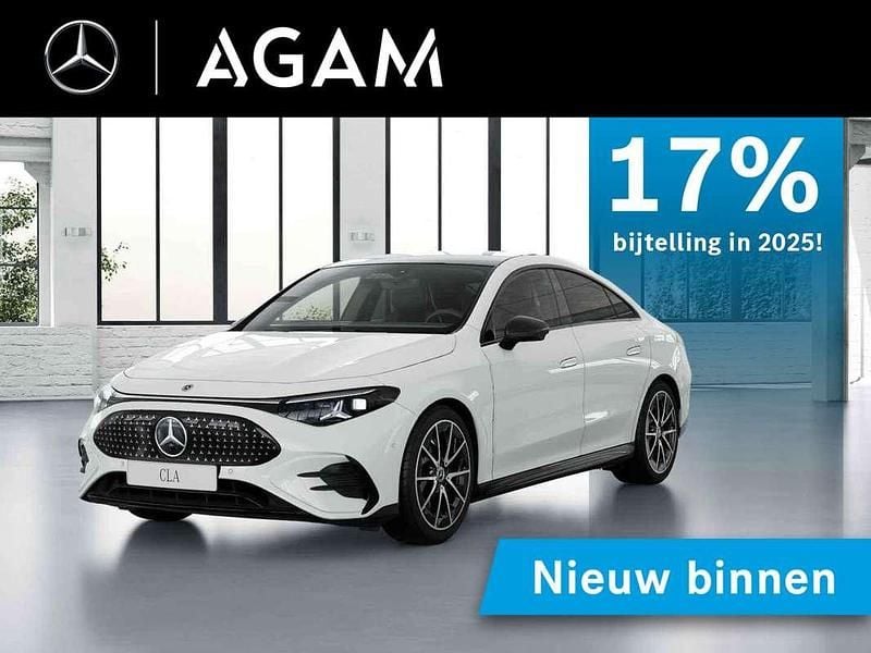 Wit Nieuw 2025 Mercedes 250 Edition Sedan | € 58.900 (Goede deal) - Afbeelding 1/2