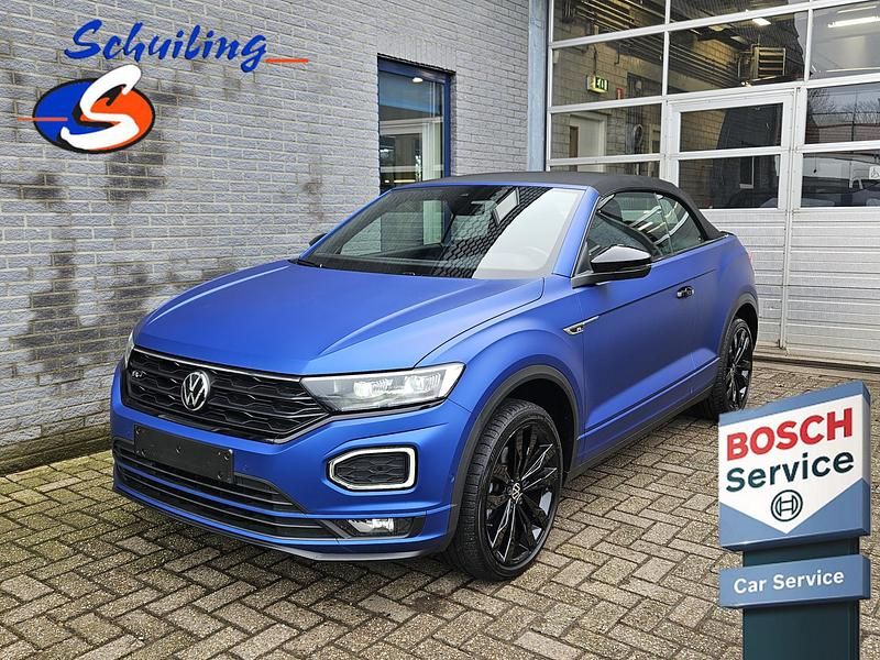 Blauw Gebruikt 2021 VW T-Roc Cabriolet R-line Edition Cabriolet | € 32.400 (Eerlijke prijs) - Afbeelding 1/4