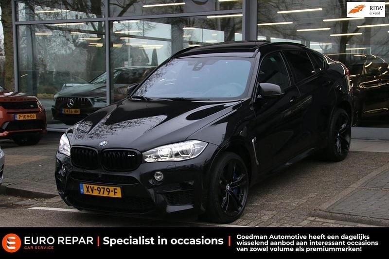 Zwart (metallic) Occasion 2018 BMW X6 M SUV | € 59.995 - Afbeelding 1/4
