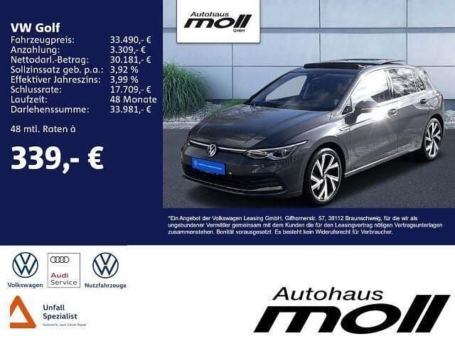 Grijs Gebruikt 2022 VW Golf VIII Style Sedan | € 35.211 (Super prijs) - Afbeelding 1/4