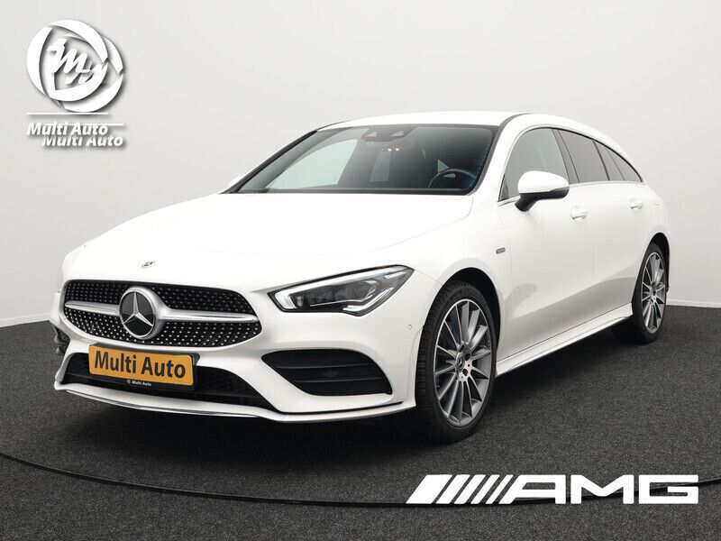 Wit Gebruikt 2020 Mercedes CLA250e Shooting Brake AMG Stationwagen | € 26.440 (Goede deal) - Afbeelding 1/4