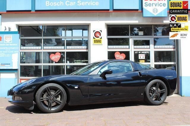 Zwart Gebruikt 2010 Corvette C6 Coupé | € 45.000 - Afbeelding 1/4