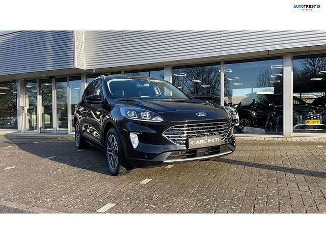 Zwart Occasion 2021 Ford Kuga Titanium SUV | € 18.995 (Super prijs) - Afbeelding 1/4