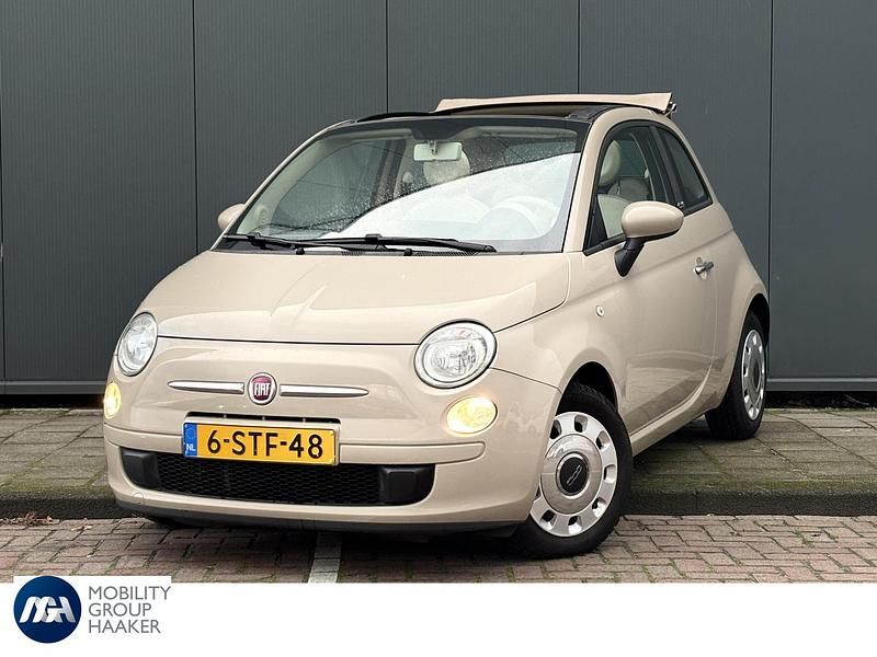 Beige Gebruikt 2013 Fiat 500C Pop Cabriolet | € 9.400 (Iets duurder) - Afbeelding 1/4