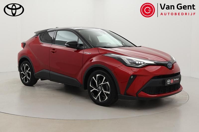 Rood Gebruikt 2021 Toyota C-HR Style SUV | € 22.999 (Eerlijke prijs) - Afbeelding 1/4
