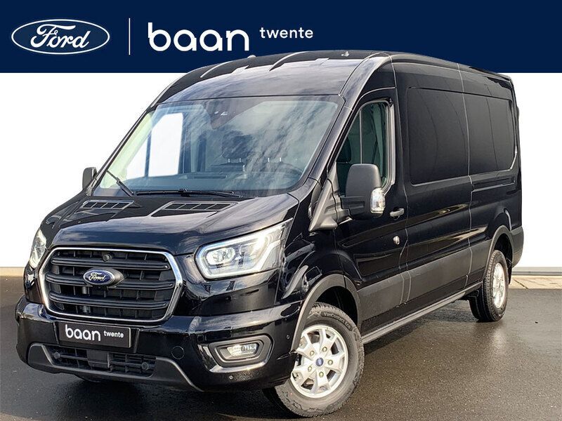 Zwart Nieuw 2024 Ford Transit Limited Van | € 49.950 - Afbeelding 1/4