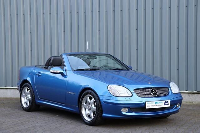 Blauw Occasion 2000 Mercedes SLK230 Cabriolet | € 20.000 - Afbeelding 1/4