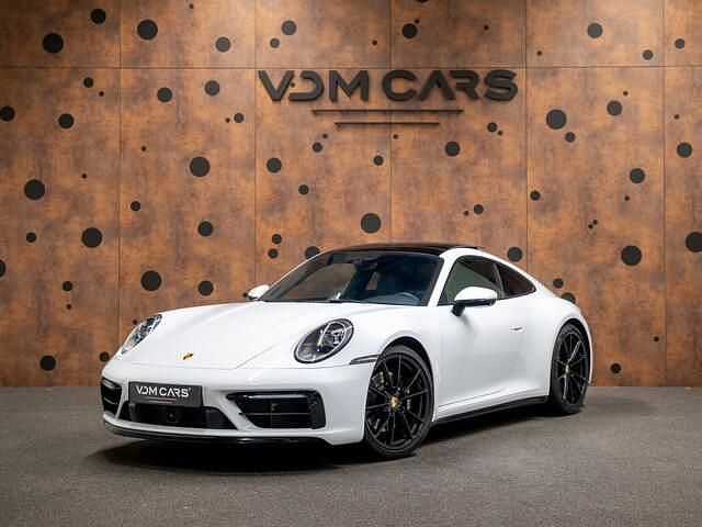 Wit (metallic) Gebruikt 2021 Porsche 911 Carrera 4S Coupé | € 136.900 (Super prijs) - Afbeelding 1/4