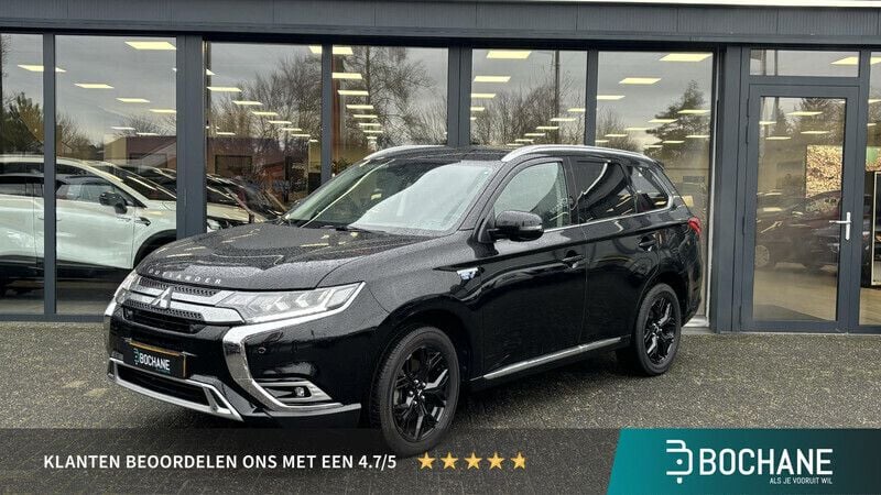 Zwart Gebruikt 2019 Mitsubishi Outlander P-HEV Intense+ SUV | € 23.295 (Goede deal) - Afbeelding 1/4