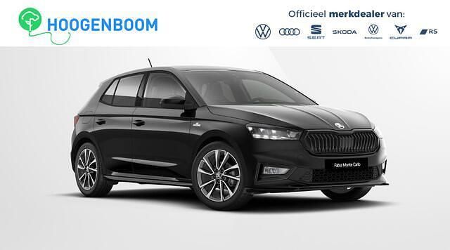 Zwart Nieuw 2025 Skoda Fabia Monte Carlo Hatchback | € 30.125 (Iets duurder) - Afbeelding 1/4