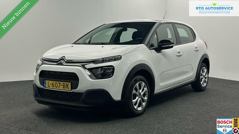 Wit Gebruikt 2021 Citroën C3 Live Hatchback | € 11.500 (Eerlijke prijs) - Afbeelding 1/4
