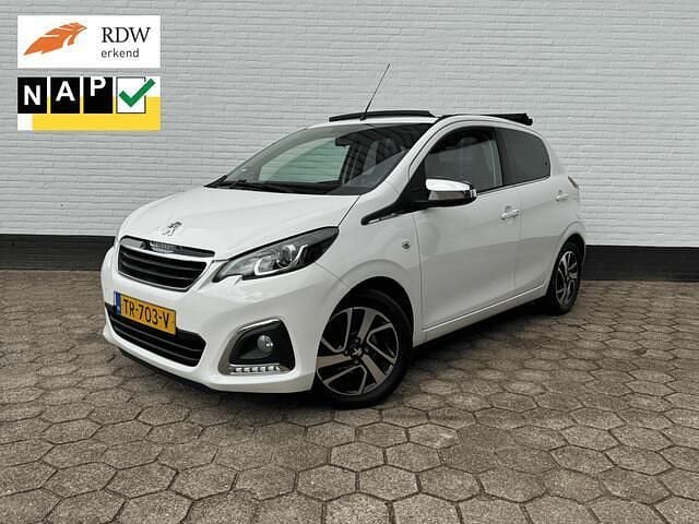 Wit Gebruikt 2018 Peugeot 108 Allure Hatchback | € 8.250 (Goede deal) - Afbeelding 1/4