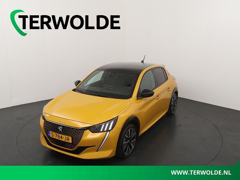 Geel Gebruikt 2021 Peugeot e-208 GTi Hatchback | € 16.945 (Eerlijke prijs) - Afbeelding 1/4