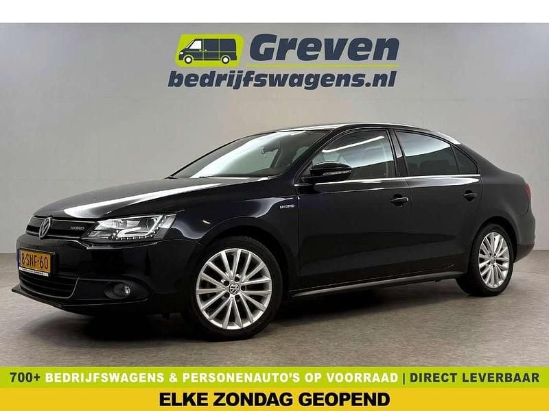 Zwart Gebruikt 2013 VW Jetta Hybrid Highline Sedan | € 5.400 (Goede deal) - Afbeelding 1/4
