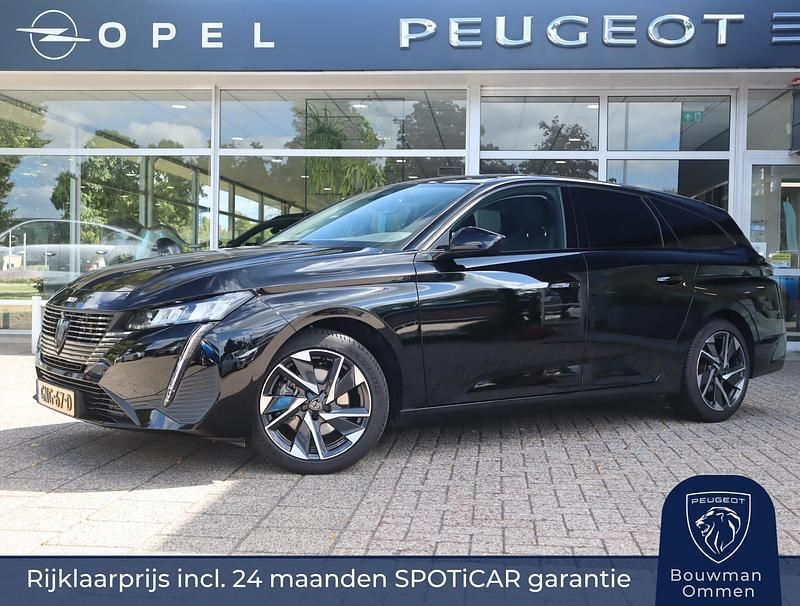 Zwart Gebruikt 2024 Peugeot 308 Allure Stationwagen | € 29.950 - Afbeelding 1/4