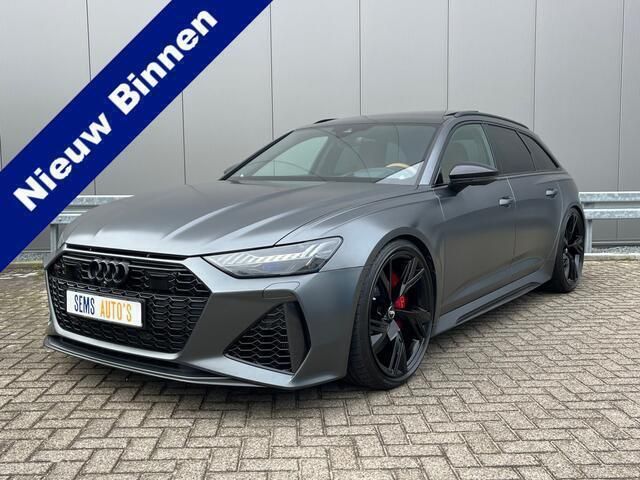 Grijs Gebruikt 2020 Audi RS6 Exclusive Stationwagen | € 119.950 (Duur) - Afbeelding 1/4