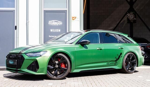Groen Gebruikt 2022 Audi RS6 Stationwagen | € 104.950 (Super prijs) - Afbeelding 1/4