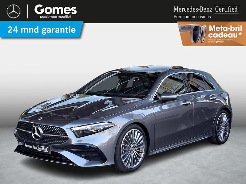 Grijs Gebruikt 2024 Mercedes A180 AMG line Hatchback | € 38.950 (Duur) - Afbeelding 1/4
