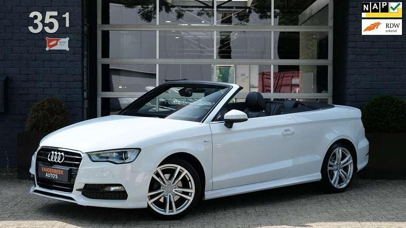 Wit Gebruikt 2015 Audi A3 Cabriolet Proline Cabriolet | € 18.950 (Eerlijke prijs) - Afbeelding 1/4
