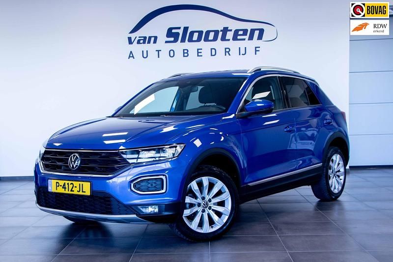 Blauw Gebruikt 2022 VW T-Roc Sport SUV | € 25.950 (Goede deal) - Afbeelding 1/4