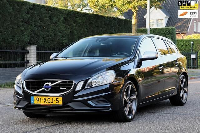 Zwart Gebruikt 2012 Volvo V60 R-Design Stationwagen | € 8.695 (Iets duurder) - Afbeelding 1/4
