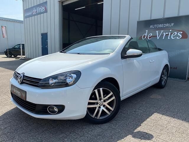 Wit Gebruikt 2012 VW Golf Cabriolet Cabriolet | € 7.640 (Eerlijke prijs) - Afbeelding 1/4